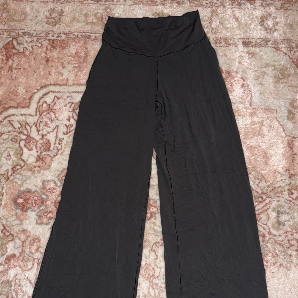 Arie Black Women's Wide-Leg Pants
